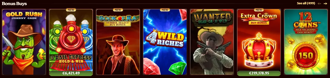 Casoola Casino Bonus Buys games