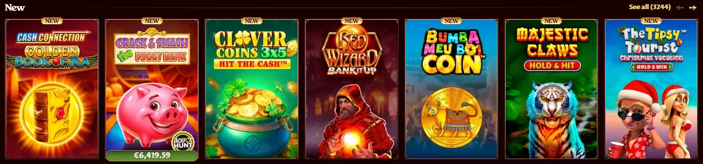Casoola Casino New games