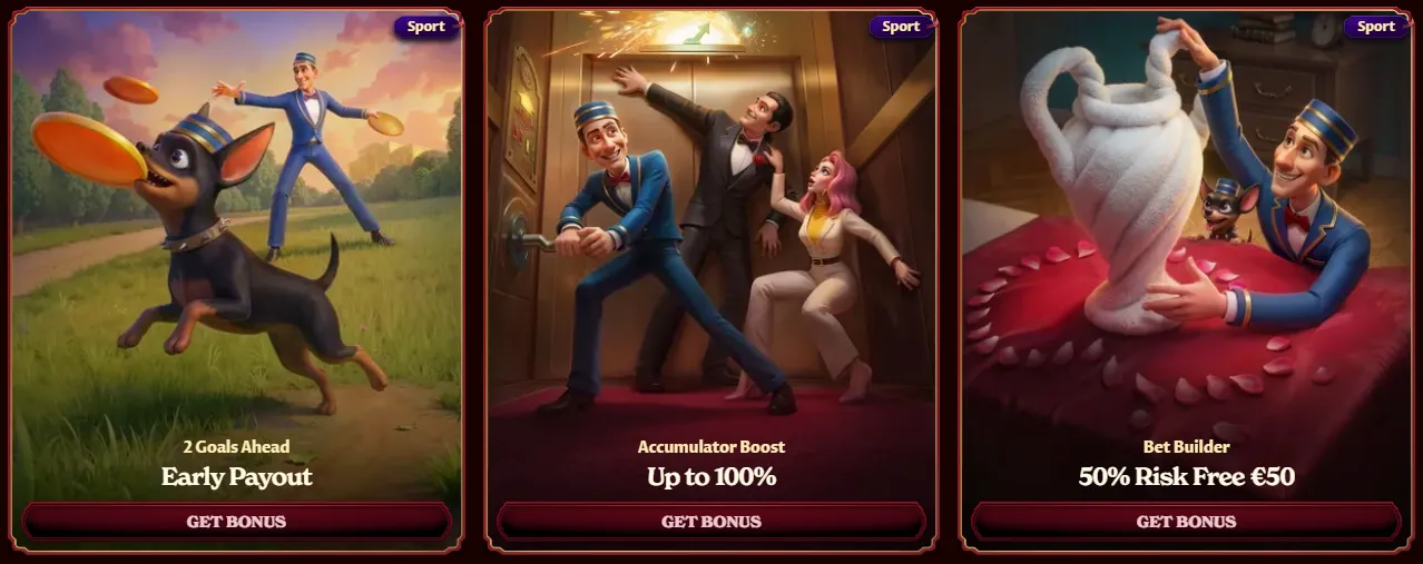 Casoola Casino sport promoties: early payout, accumulator boost, bet builder